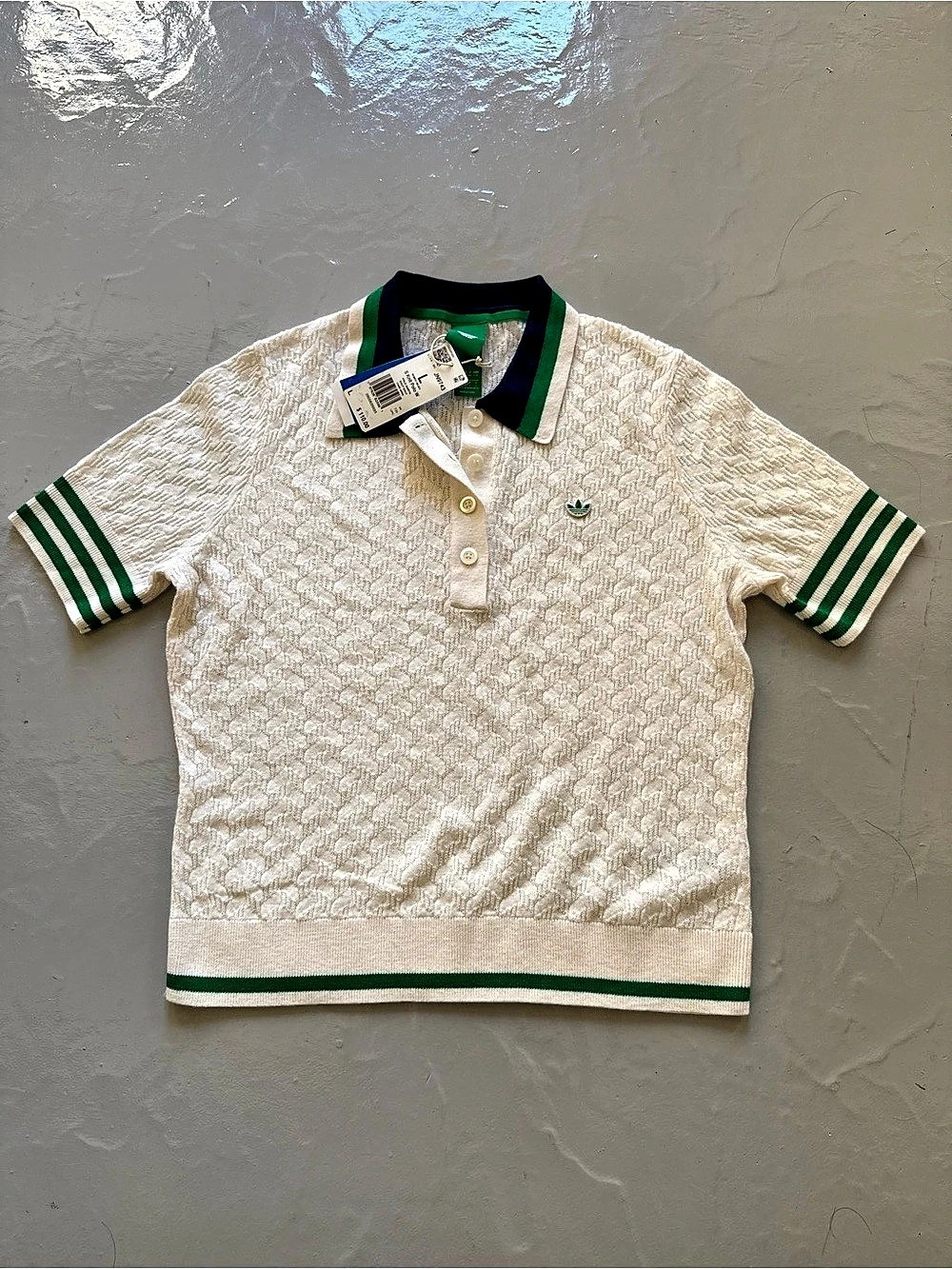 adidas Originals Knit Polo Jersey